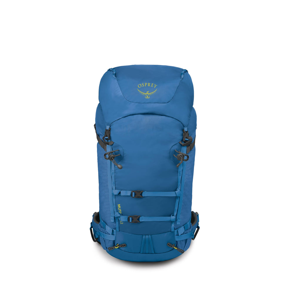 Osprey Mutant 52L dual ToolLocks with bungee for tools