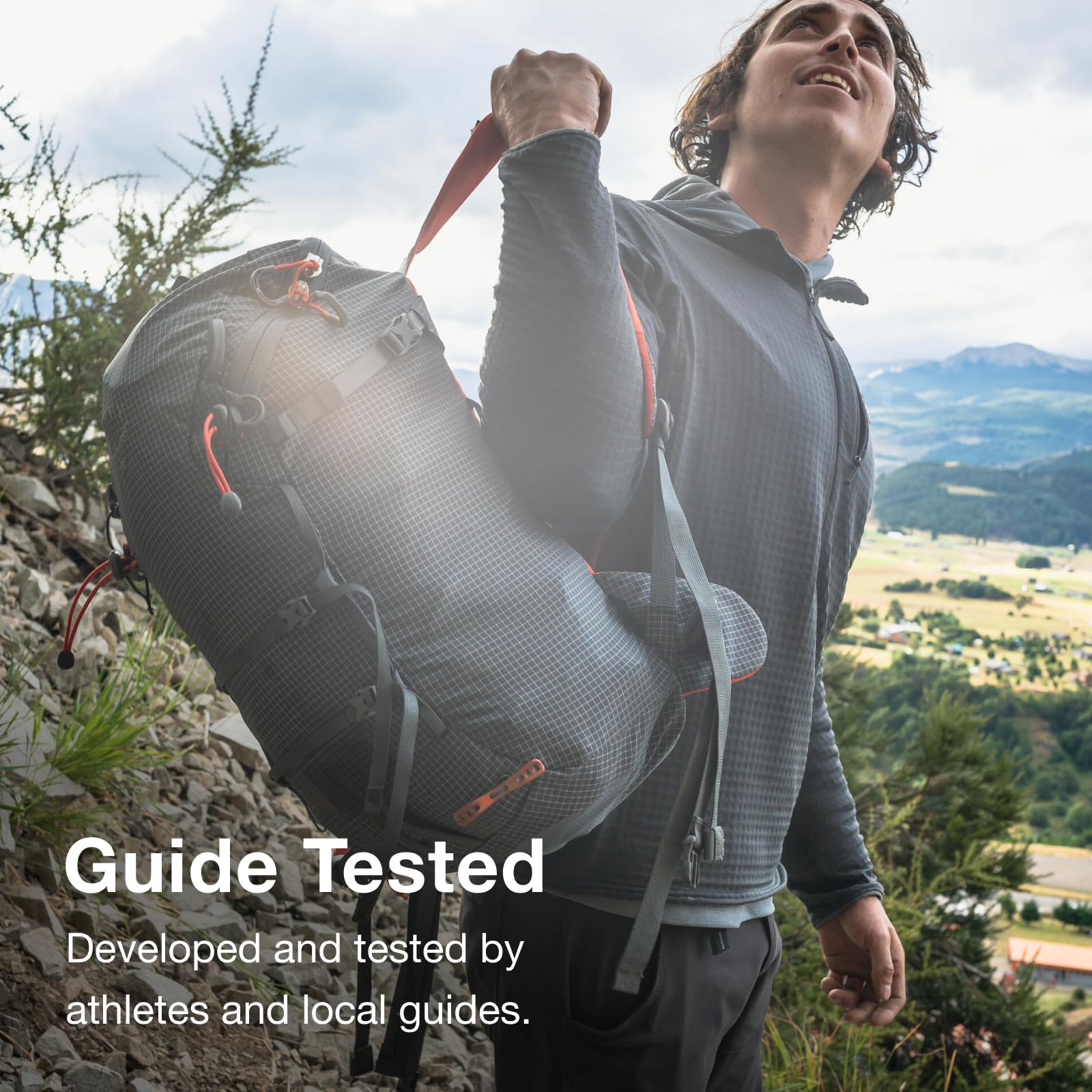 Osprey Mutant 52L removable top lid for quick access
