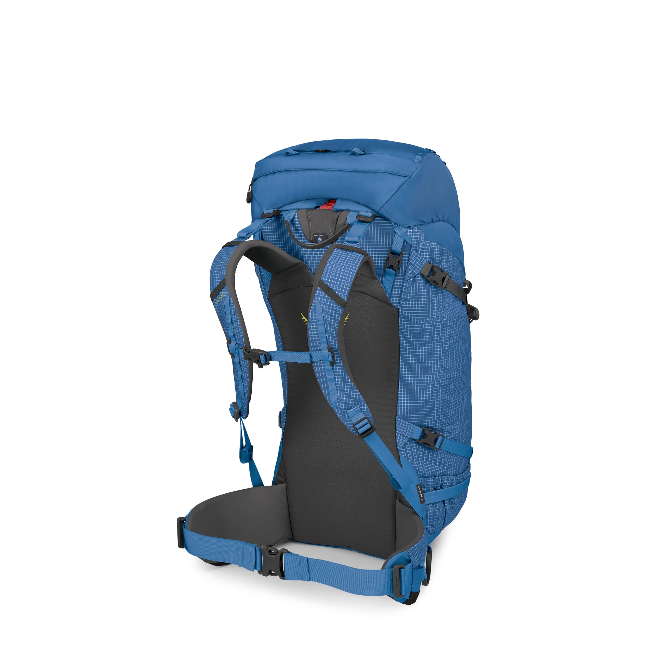 Osprey Mutant 52L rope carry system keeps lines organized.