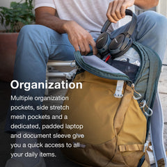 Osprey Nebula backpanel image highlights breathable, comfortable support during long days.