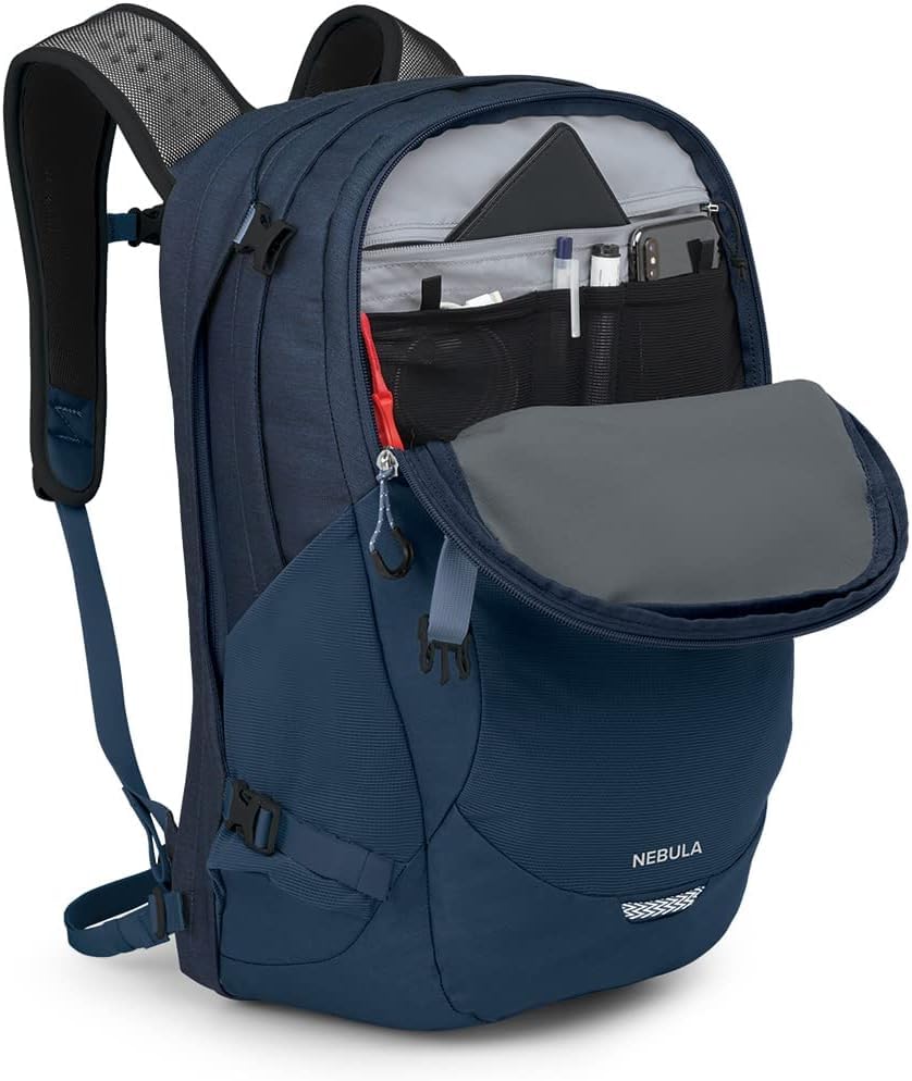 Osprey Nebula recycled nylon material image reinforces bluesign-approved sustainability.