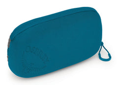 Osprey padded pack pocket Waterfront Blue, open compartment for organized small items