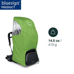 Poco raincover clear windows let children see surroundings while staying dry