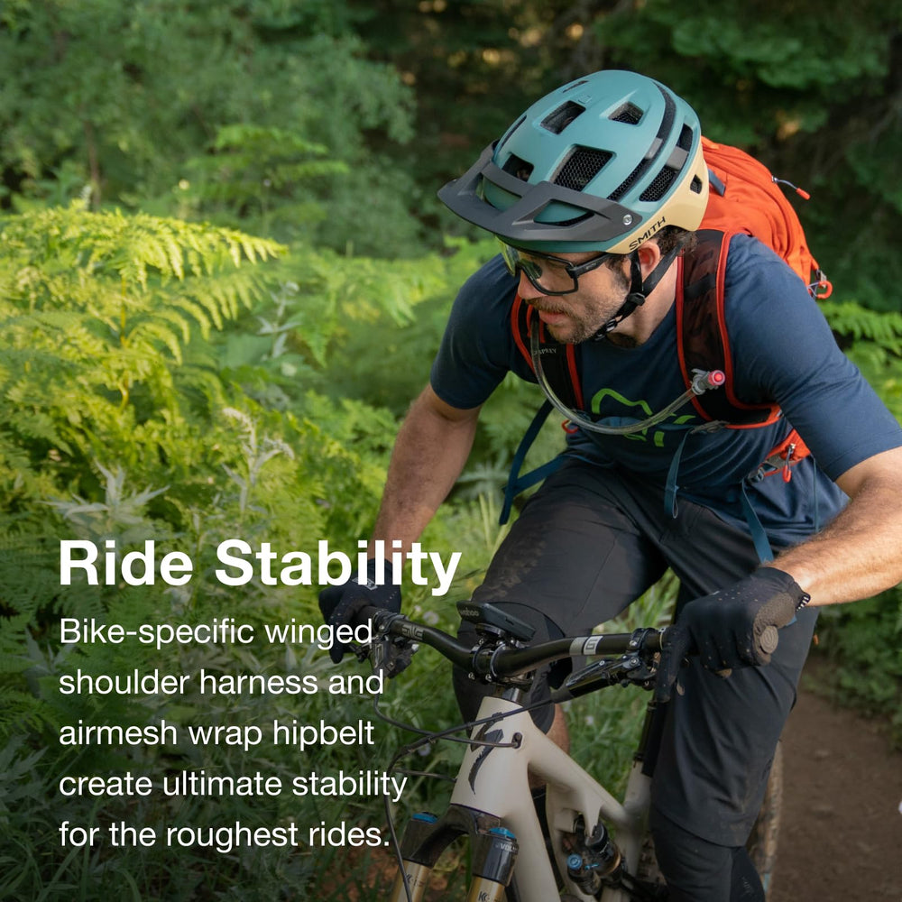 Osprey Raptor 10L LidLock helmet attachment for secure off-ride storage