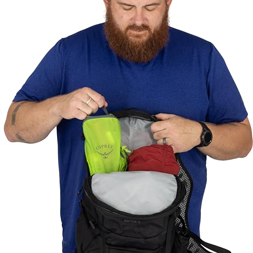 Quick zip access pocket facilitates rapid reservoir refills on the go.
