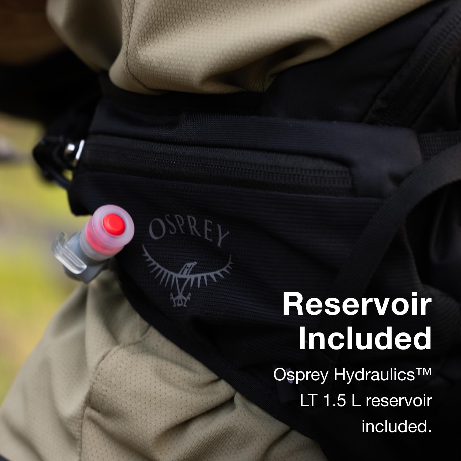 Osprey Raptor 4L AirScape backpanel offers comfortable support on long climbs