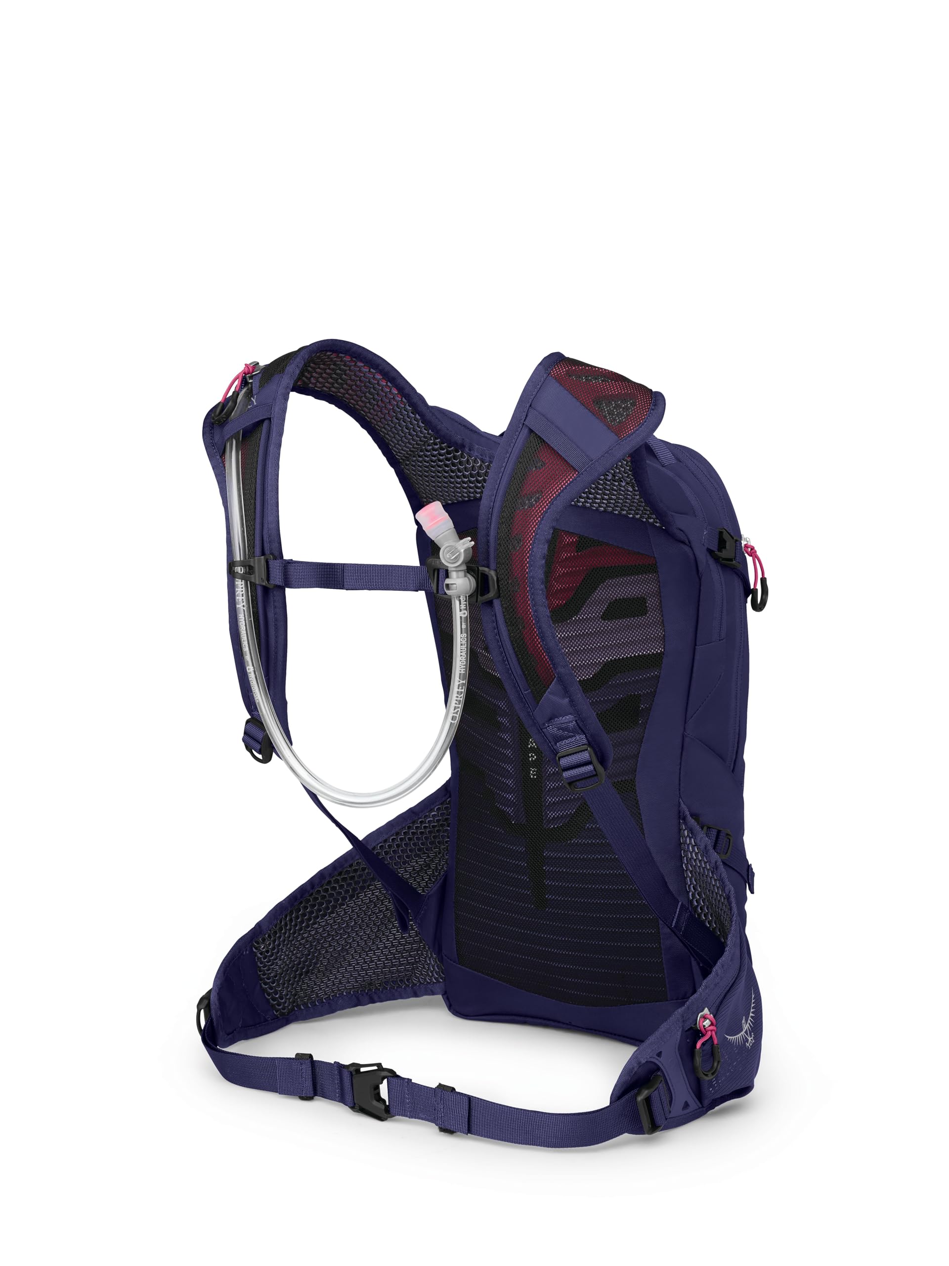 Osprey Raven 10L stretch mesh front pocket for extra gear.