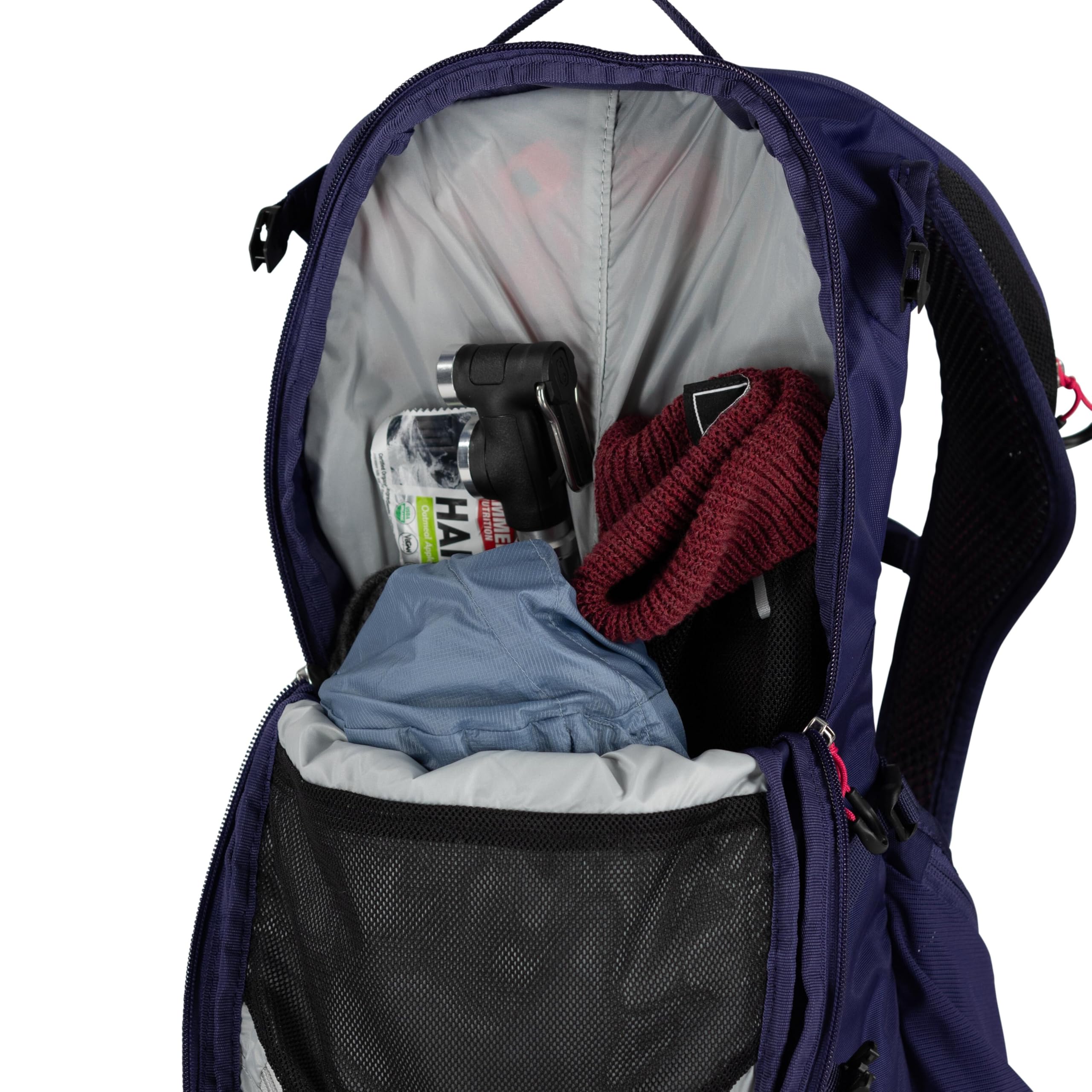 Osprey Raven 10L women's-specific fit supports a comfortable ride.