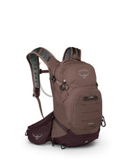 Osprey Raven 14L backpack in Magma Brown ready for all-day mountain rides