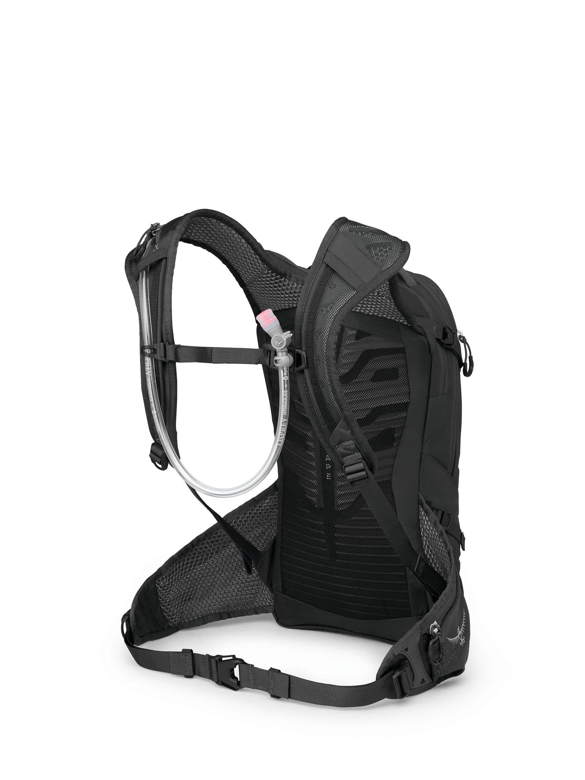 Stretch mesh front pocket on Raven 10L holds extra layers or snacks.