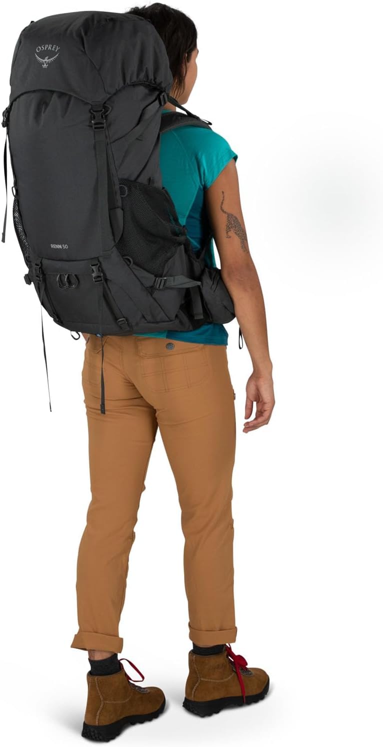 Osprey Renn 50L weather-ready use case: day hikes to multi-day trips.