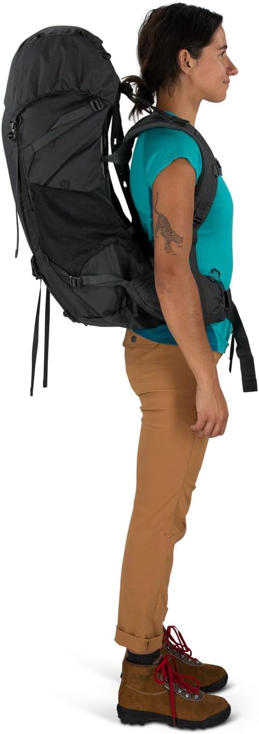 Osprey Renn 50L bluesign certified for responsible materials and sourcing.