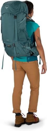 Osprey Renn 50L ergonomic hipbelt eases load transfer across rough terrain