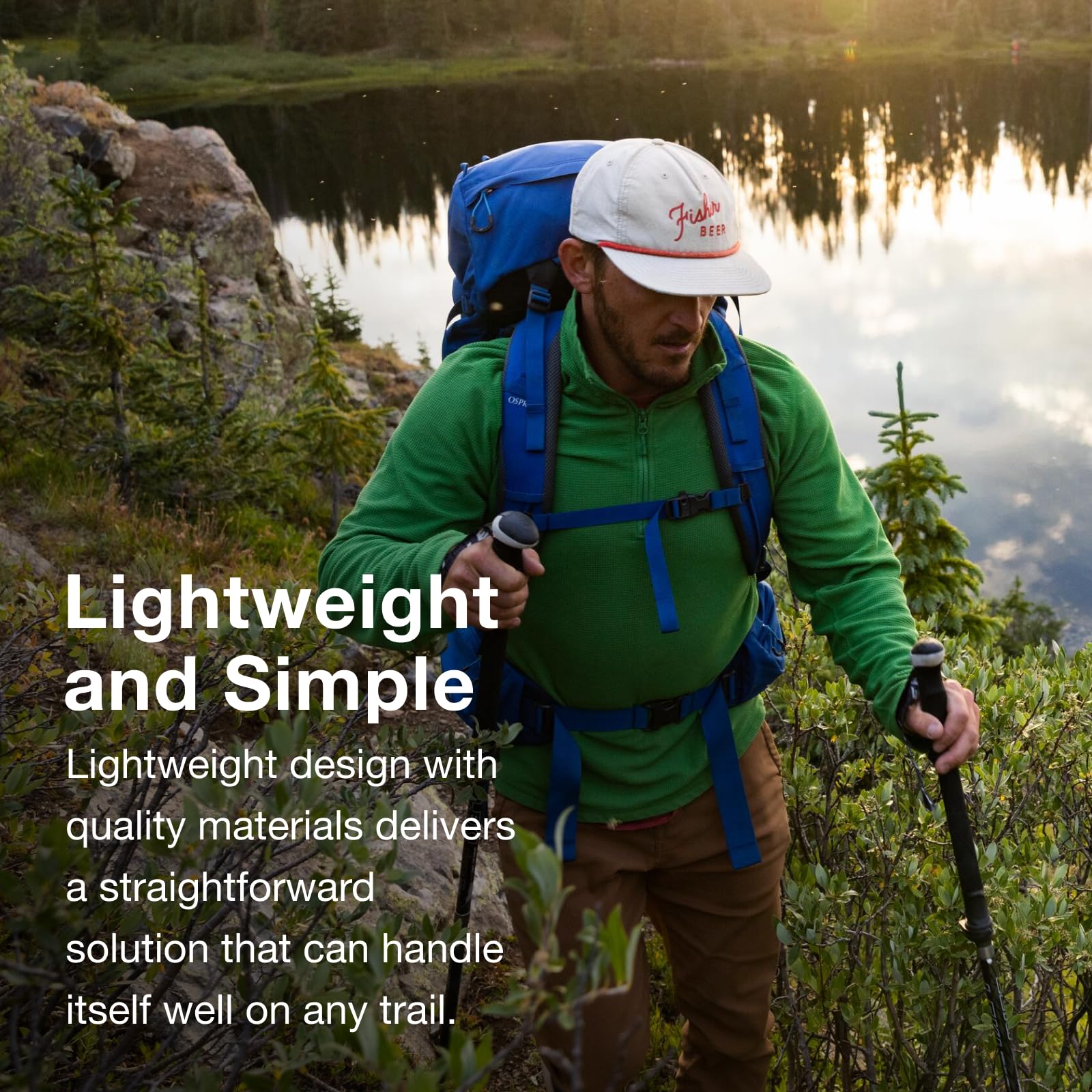 Osprey Rook 65L ladder-lock torso adjustment for fit
