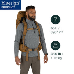 Osprey Rook 65L backpanel ventilation for cooler carry