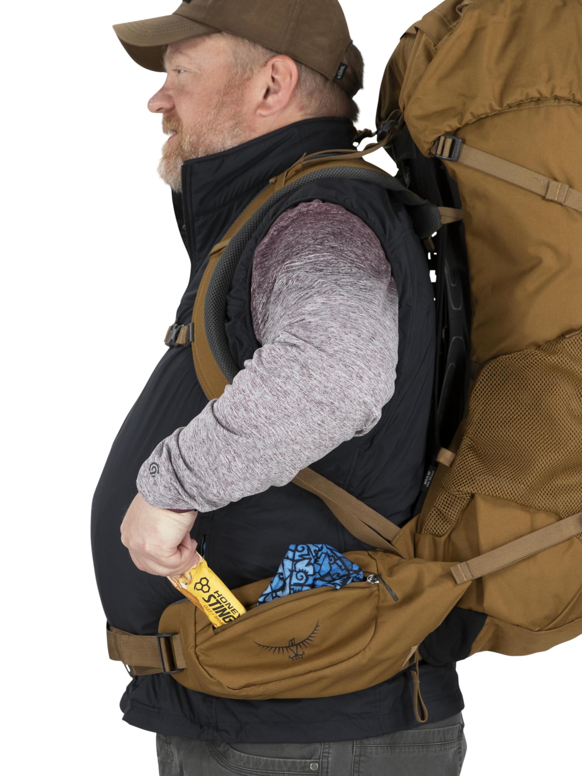 Osprey Rook 65L backpanel AirSpeed provides cooling on hikes.