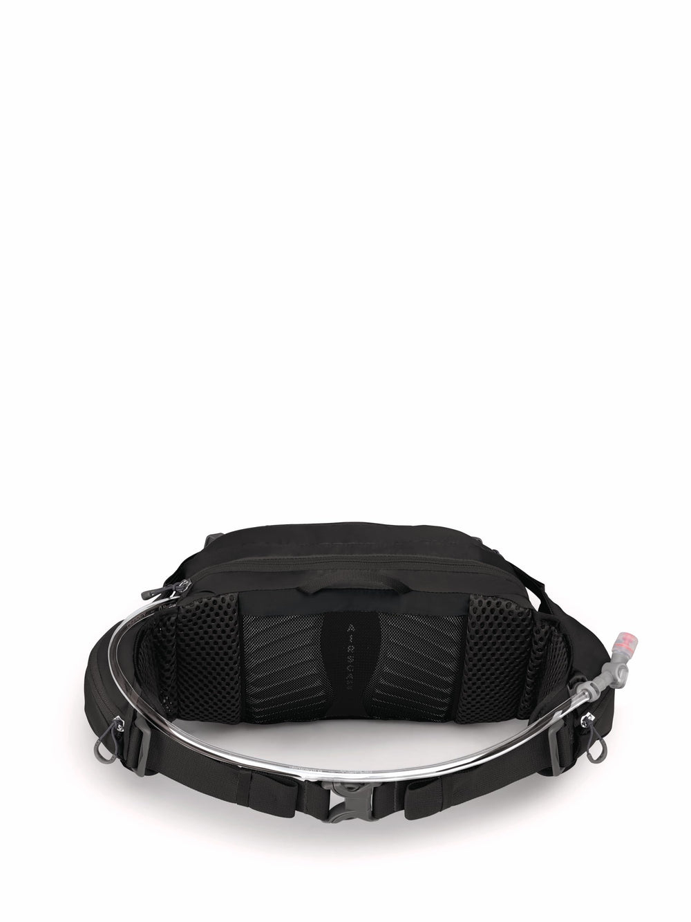 Osprey Seral compression straps secure the load on back.