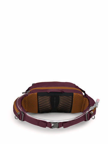 Osprey Seral compact dimensions fit neatly on the hips.