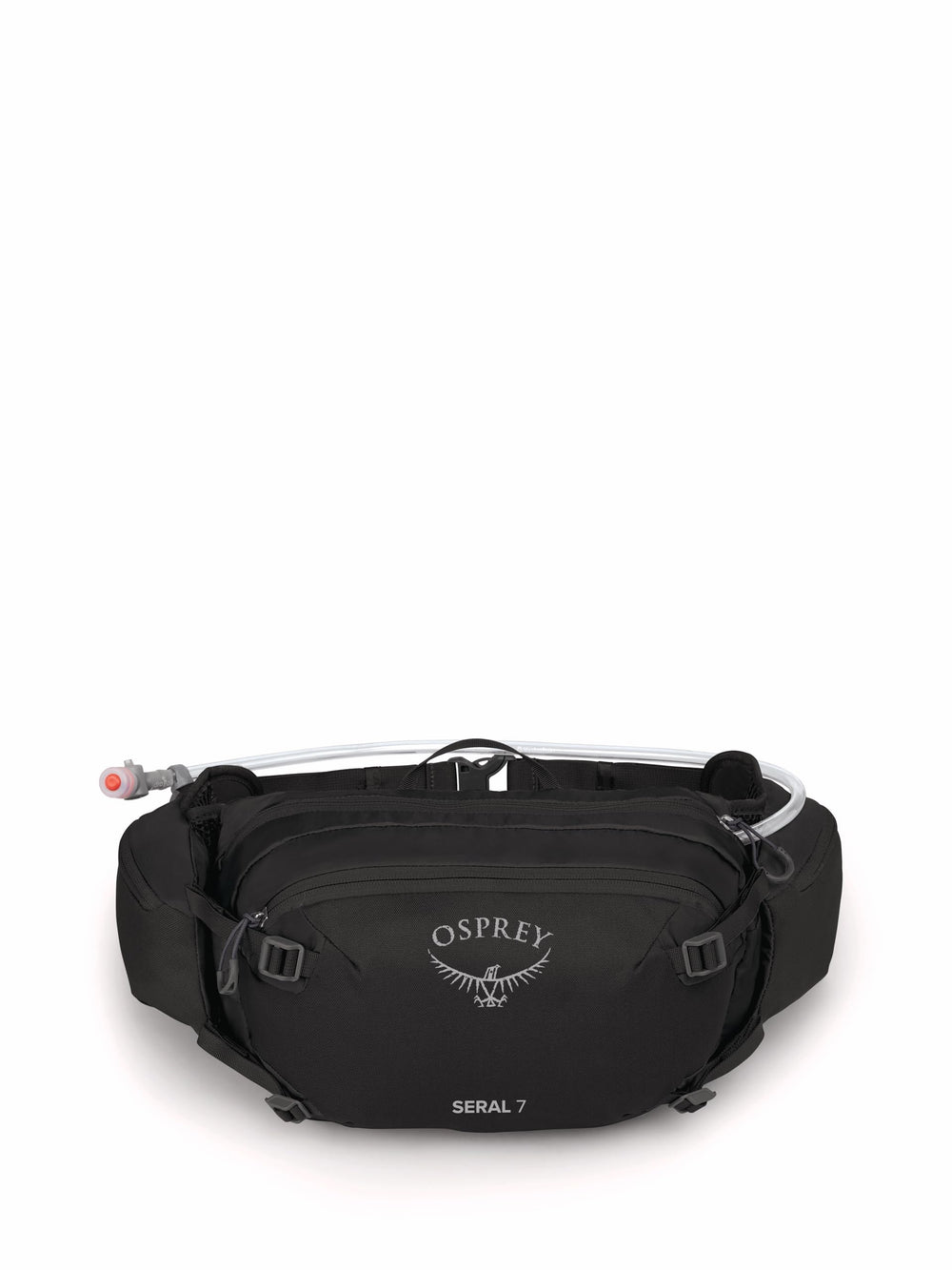 Osprey Seral reflective blink attachment enhances visibility during rides.
