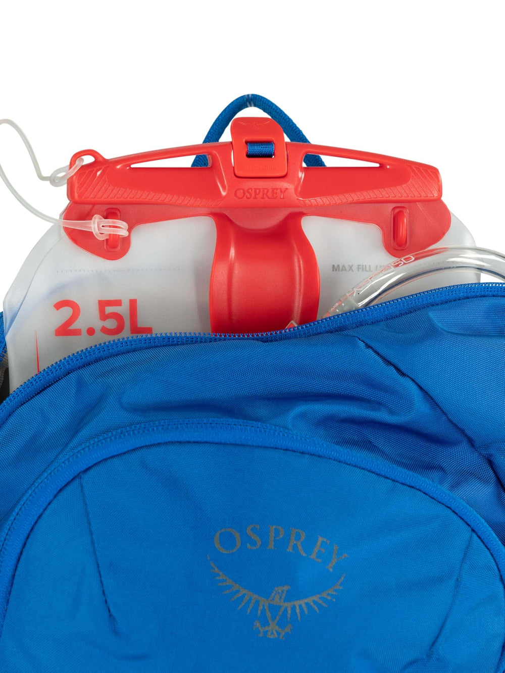 Osprey Siskin 8L breathable backpanel to reduce heat