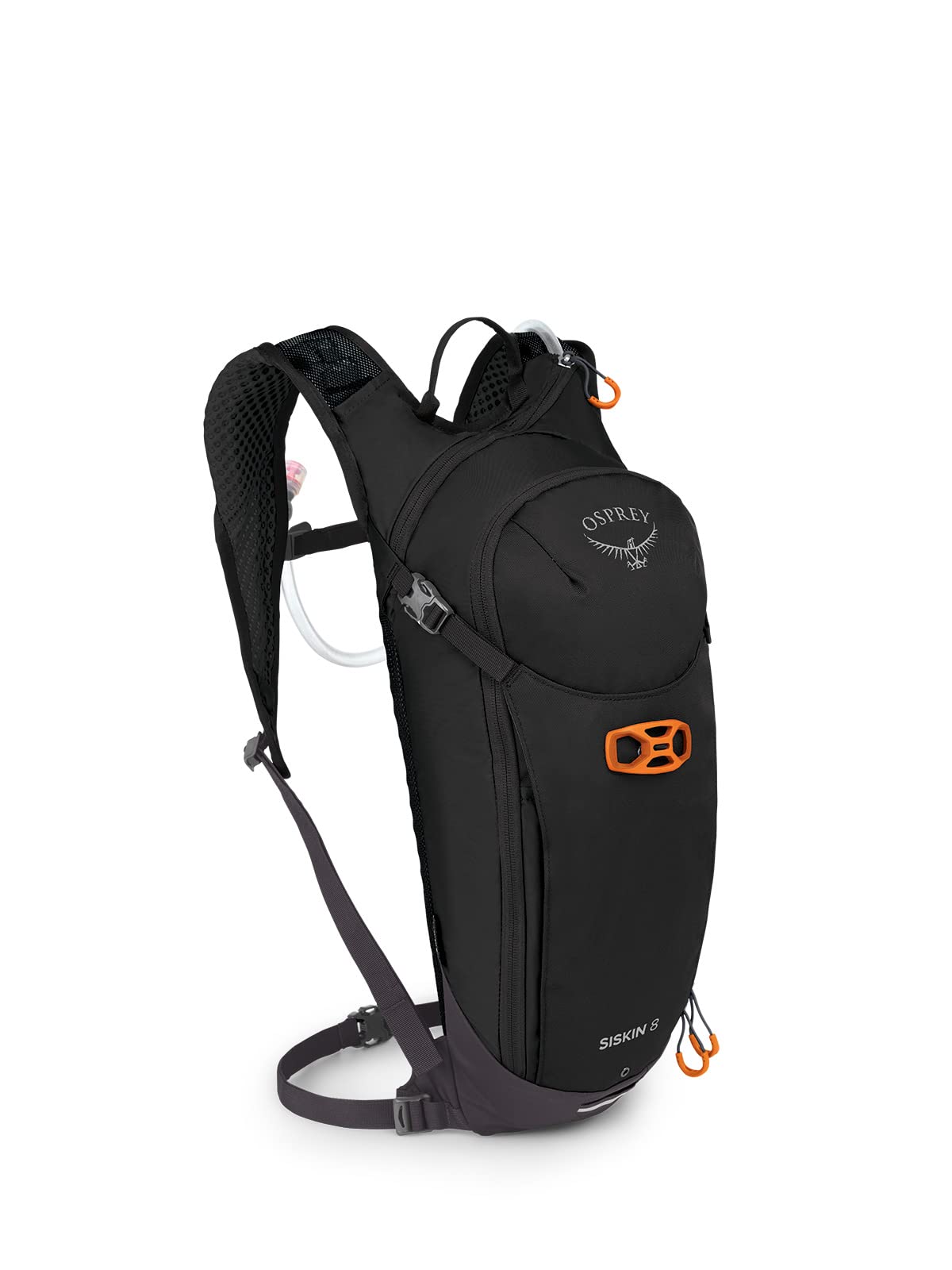 Osprey Siskin 8L backpack strap detail for stability during trail riding