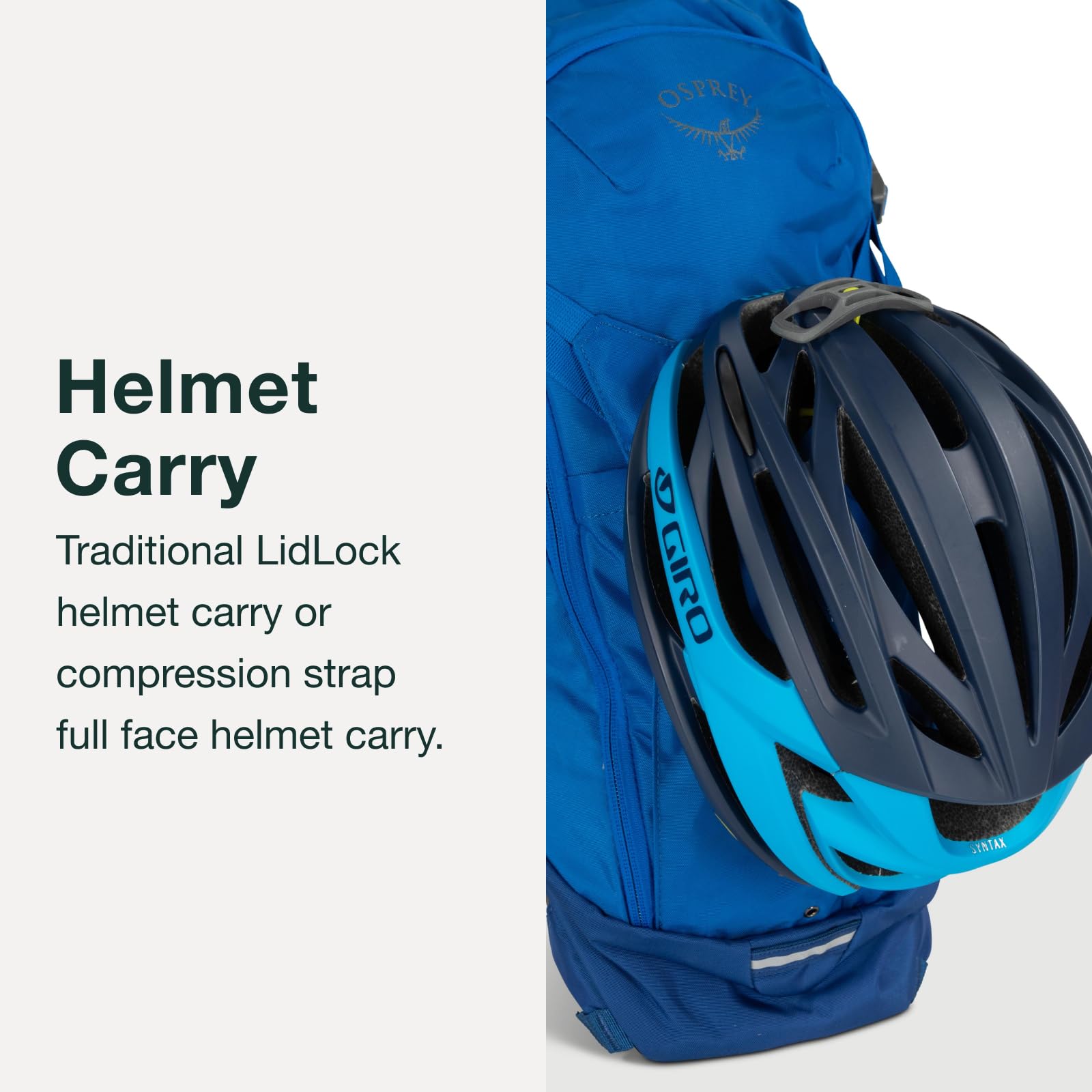 Osprey Siskin 8L full U-zip main compartment for fast gear access