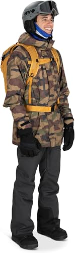 Osprey Soelden 22L adjustable suspension straps for secure fit.