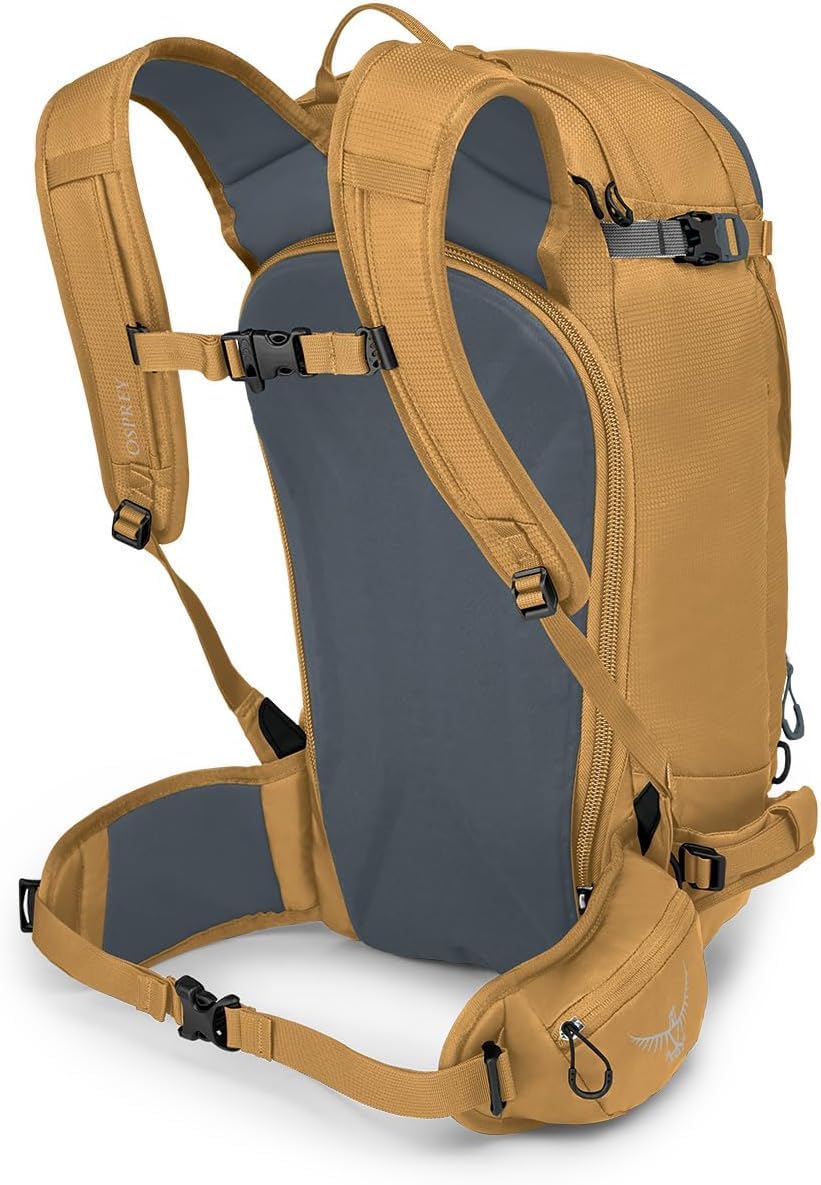 Osprey Soelden 32L front panel pocket provides fast access to essentials.