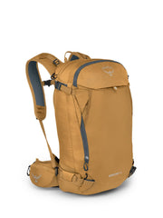 Osprey Soelden 32L front view enables quick access to avalanche kit.