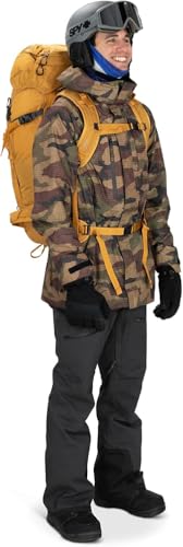Osprey Soelden 42L bluesign material signals durable sustainability.