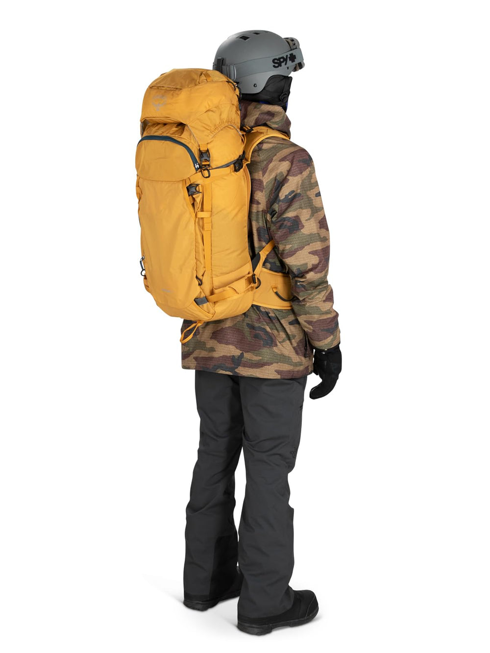 Osprey Soelden 42L glove-friendly buckles for quick adjustments.