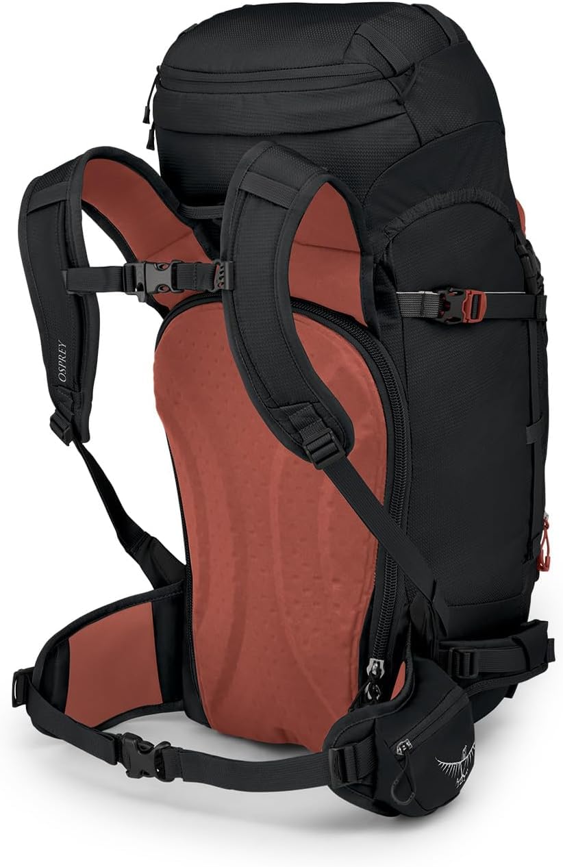 Osprey Sopris 40L GPS/Radio internal carry with mic harness for communication.