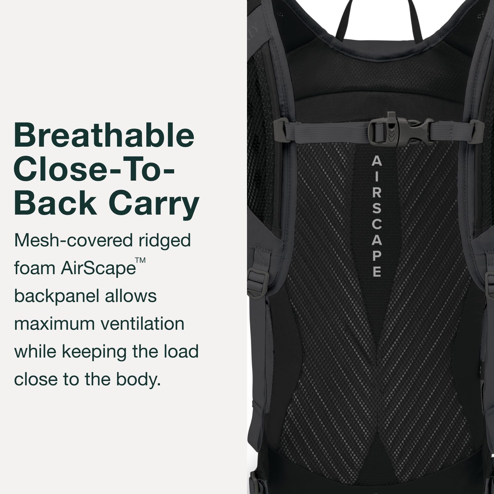 Osprey Sportlite 15L internal hydration sleeve keeps your reservoir neatly tucked