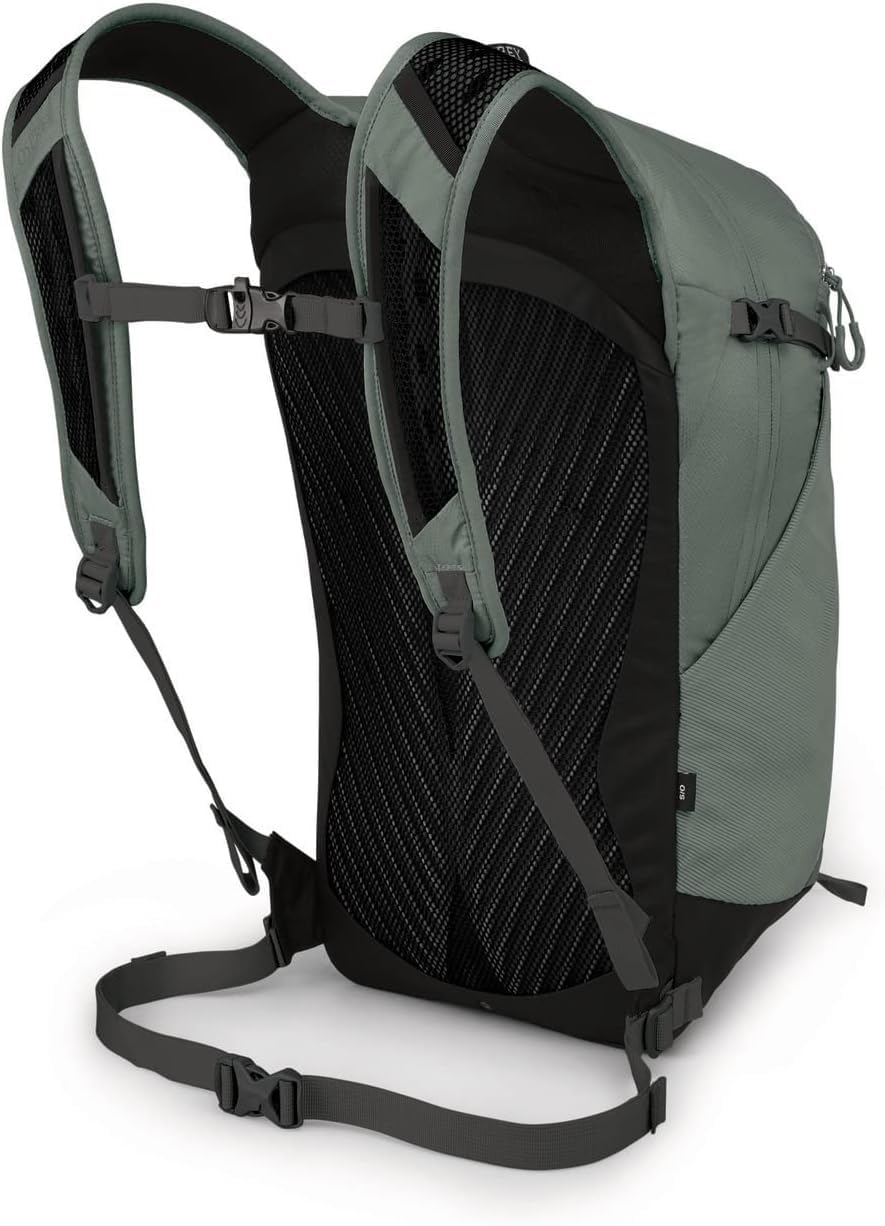 Osprey Sportlite 20L blinky light slot boosts visibility on dusk hikes