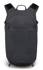 Osprey Sportlite 20L front view with quick-release straps for on-trail adjustments.