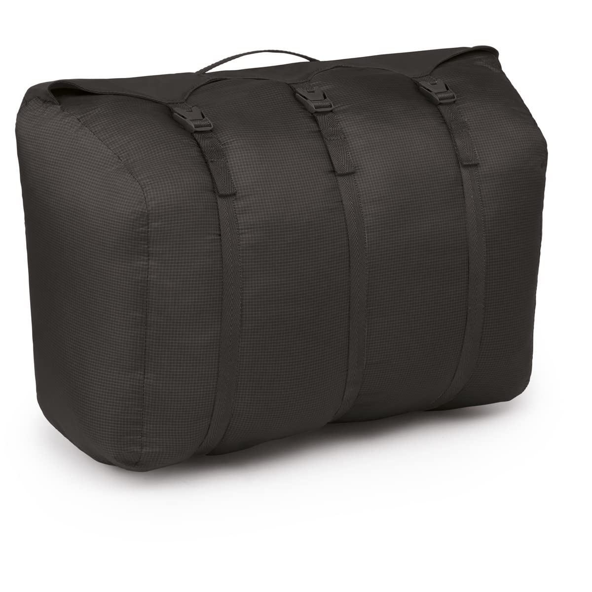 Osprey StraightJacket 20L in black highlights rectangular shape for efficient packing