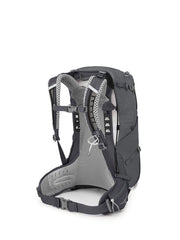Osprey Stratos 24L AirSpeed ventilation close up emphasizes breathable backpanel