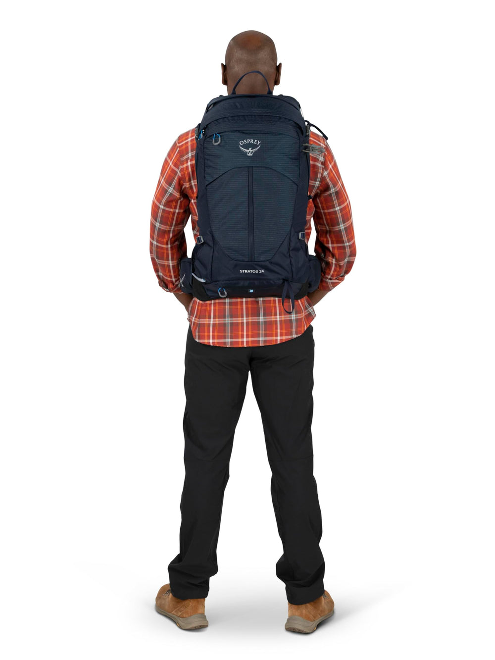 Osprey Stratos 34L compact weight supports comfortable day hikes.