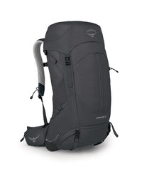 Osprey Stratos 36L front view highlights breathable support for long hikes
