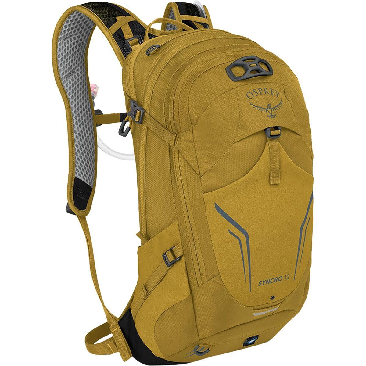 Osprey Syncro 12L backpanel ventilated for cooler comfort on long rides