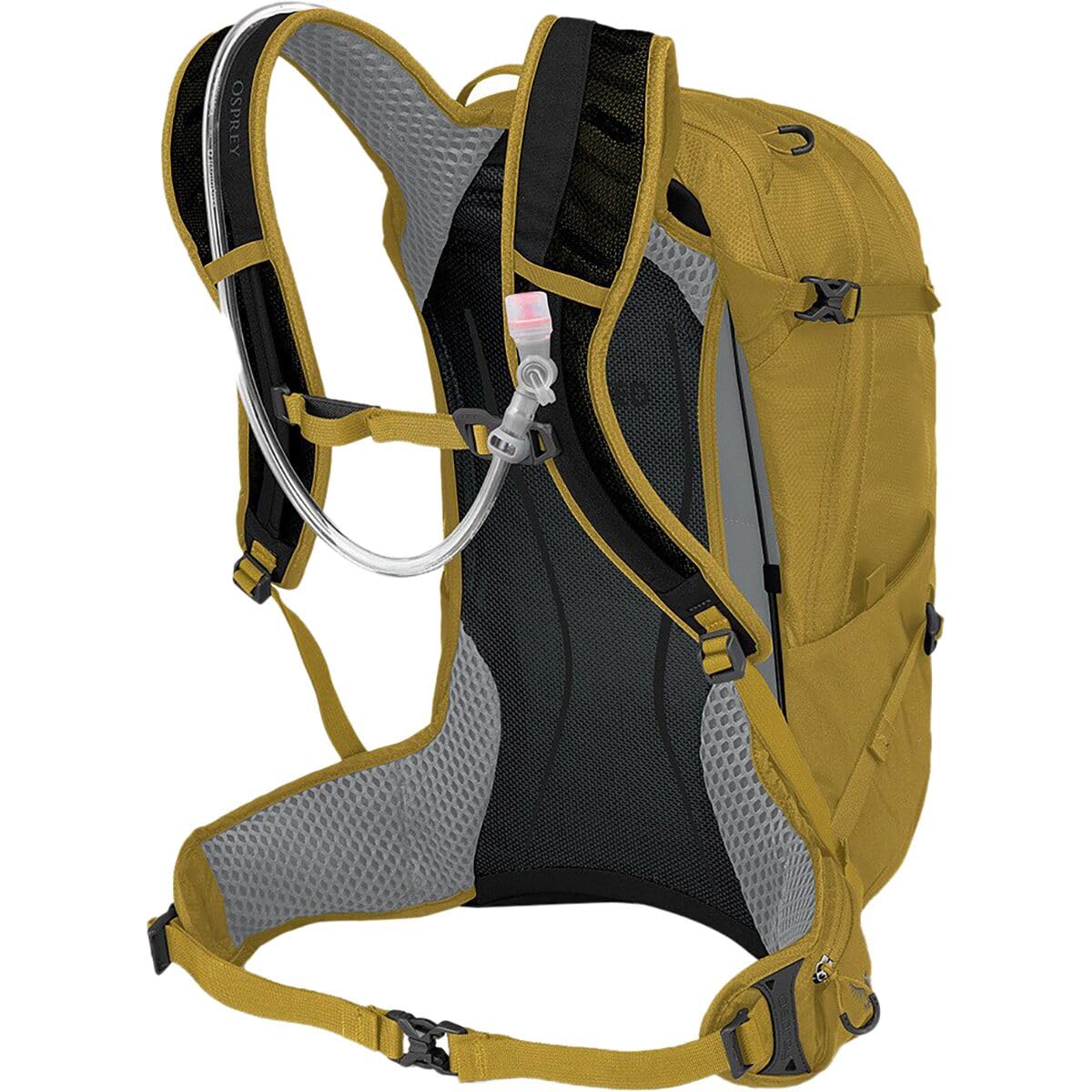 Osprey Syncro 20L ride-stability harness stabilizing the pack while cycling
