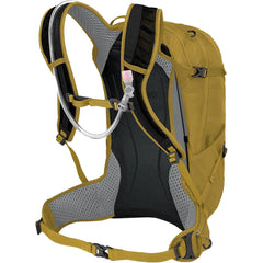 Osprey Syncro 20L ride-stability harness stabilizing the pack while cycling