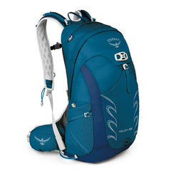 Osprey Talon 22 ultramarine backpack featuring LidLock helmet carry for quick stops