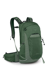 Osprey Talon 22L backpack side view shows compact, lightweight daypack for trails.