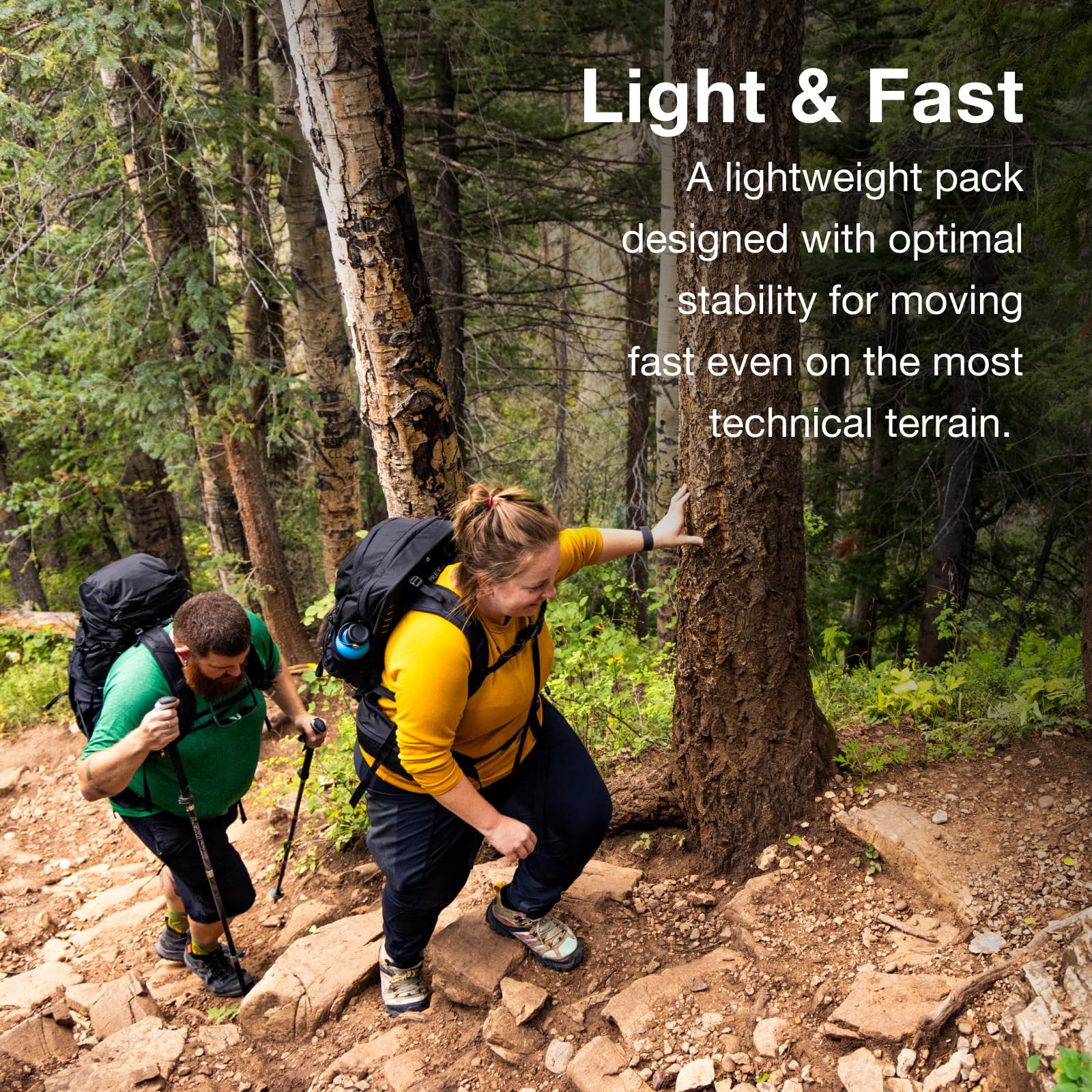 Osprey Talon 22L hydration sleeve shows easy reservoir access.