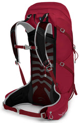 Osprey Talon 36L backpack top-loading opening enables easy gear access on hikes.
