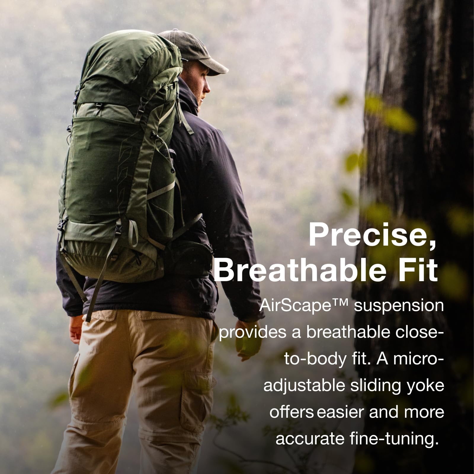 Osprey Talon 44L top-loading design allows quick access on trail