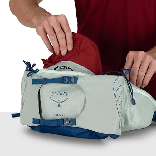 Osprey Talon 6L BioStretch hipbelt provides stable carry during movement.