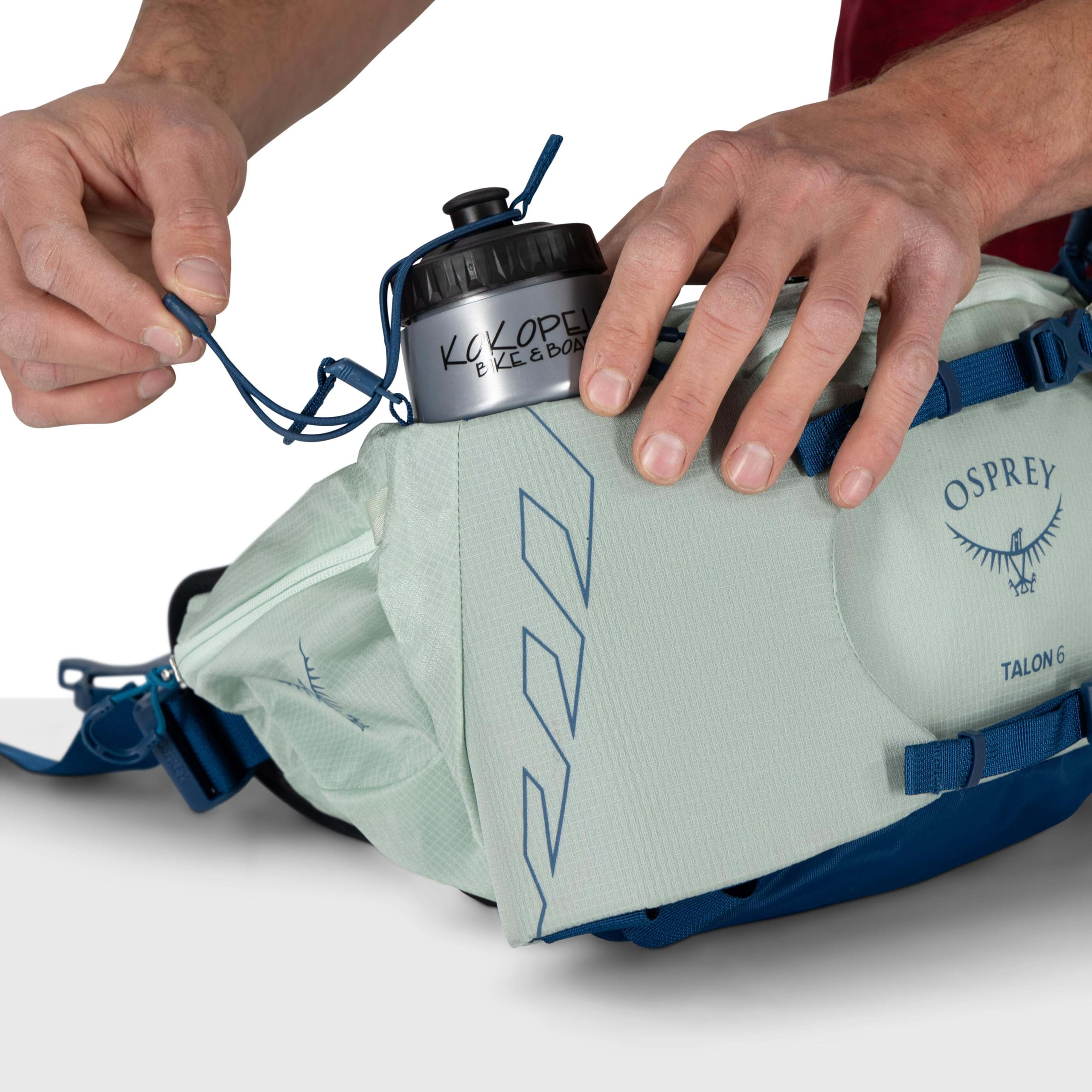 Osprey Talon 6L compact dimensions and low weight aid packing efficiency.