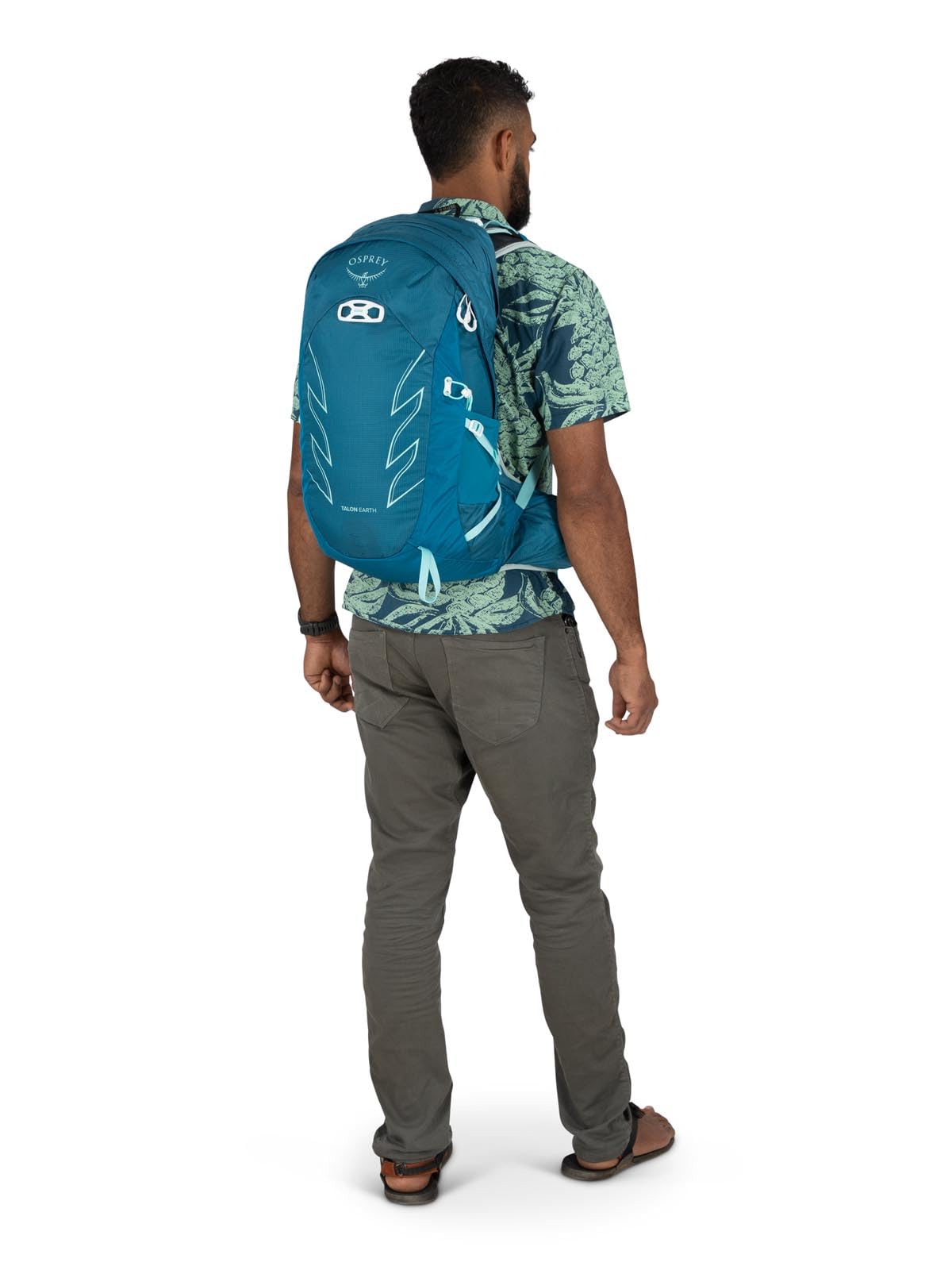 Osprey Talon Earth 22L side stretch mesh pockets for water bottles